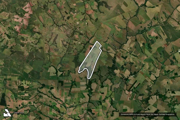 Imagem de satélite de LOTE PARTE ? 2 - FAZENDA SÃO PAULO em Tuneiras do Oeste - PR