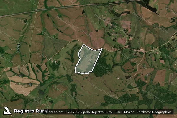 Imagem de satélite de Sítio dos Tatsch - 2 - Matrícula 11.988/ Gleba 2 em São Pedro do Sul - RS