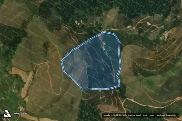 Imagem de satélite de SÃO FELIPE - Parcela 1 em Guaçuí - ES