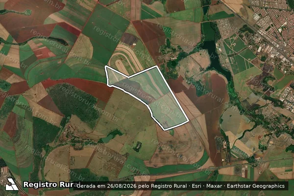 Imagem de satélite de FAZENDA SÃO GERALDO / Gleba D em Sertãozinho - SP