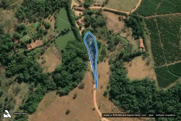 Imagem de satélite de Fazenda São Pedro - Gleba A em Amparo - SP