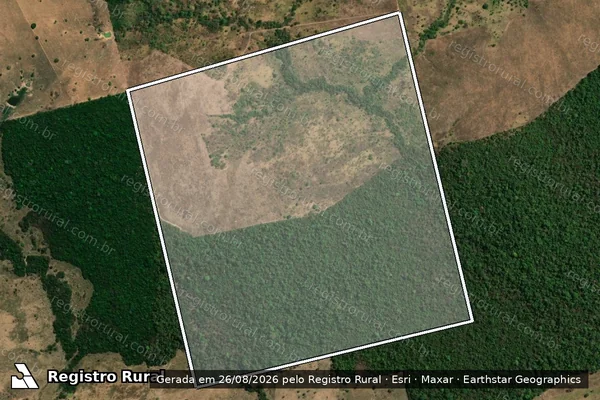 Imagem de satélite de FAZENDA VISTA ALEGRE - 001 em Vila Rica - MT