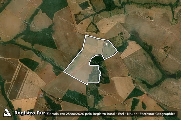 Imagem de satélite de Fazenda Felicidade - PARTE 1 em Piracanjuba - GO