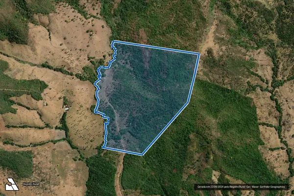 Imagem de satélite de LOTE n.°17, DO LOTEAMENTO MATA DE BANANA, GLEBA 1, 2ª ETAPA - 001 em Itaporã do Tocantins - TO