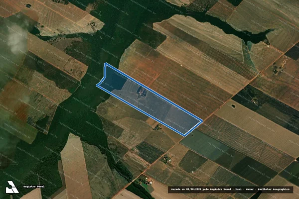 Imagem de satélite de PDS Entre Rios ? Lote 309 - Única em Nova Ubiratã - MT