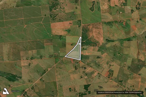 Imagem de satélite de ASS. EST. SANTO ANTÔNIO I - GLEBA B - PA0062S00Q00L013 - ASS. EST. SANTO ANTÔNIO 1 - GLEBA B - PA0062S00Q00L013 em Mirante do Paranapanema - SP