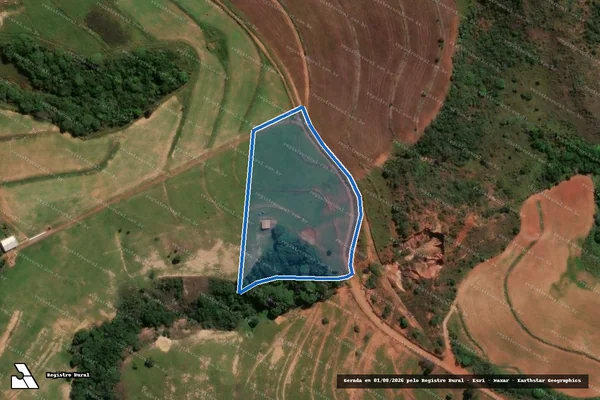 Imagem de satélite de FAZENDA VENTANIA - Parcela 4 em Tiros - MG