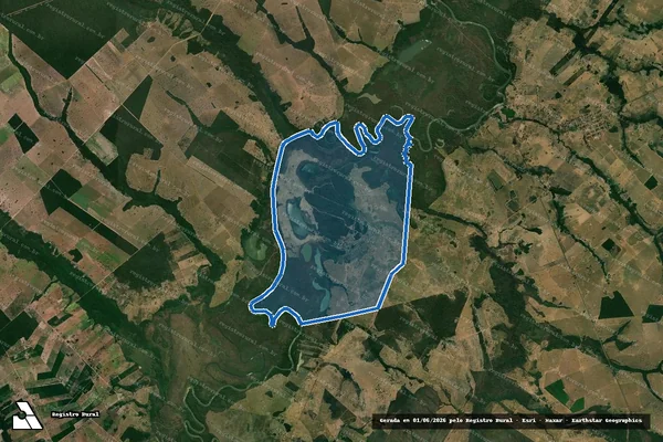 Imagem de satélite de FAZENDA ESPINHAL GRANDE - Parte 1 em Porto Estrela - MT