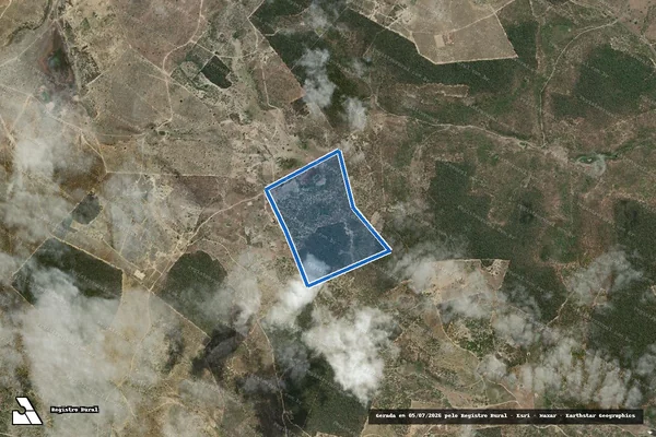 Imagem de satélite de FAZENDA ALTO ALEGRE - PARTE 1 em Lajedinho - BA