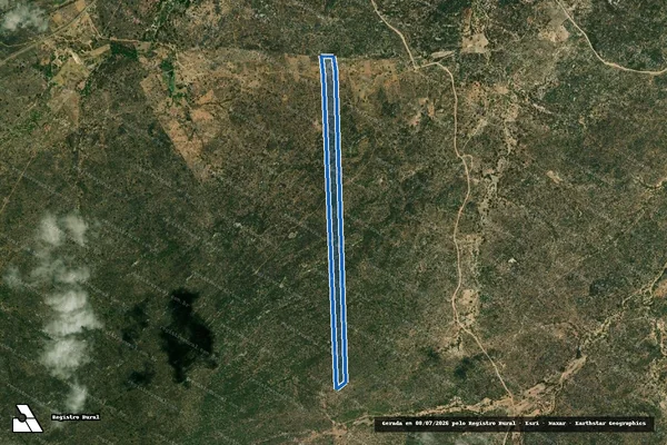 Imagem de satélite de Felisberto - Parte 12 em São João do Tigre - PB
