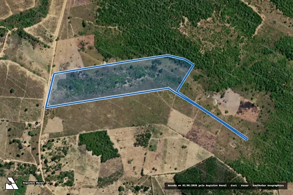 Imagem de satélite de FAZENDA JABOTICABA - Parte 29 em Lajedo do Tabocal - BA