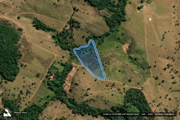 Imagem de satélite de FAZENDA ÁGUA FRIA OU BURACO - Parte 02 em Pirenópolis - GO