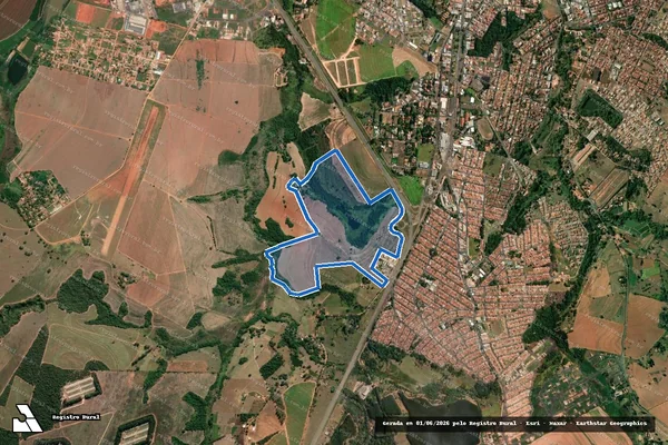 Imagem de satélite de SÍTIO CANA VERDE em Mococa - SP