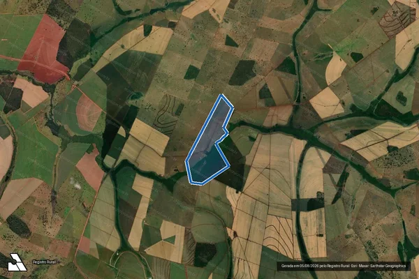 Imagem de satélite de FAZENDA BARREIRO ?LAMA??SITIO IMACULADA CONCEIÇÃO II? - 12.649 em Limeira do Oeste - MG