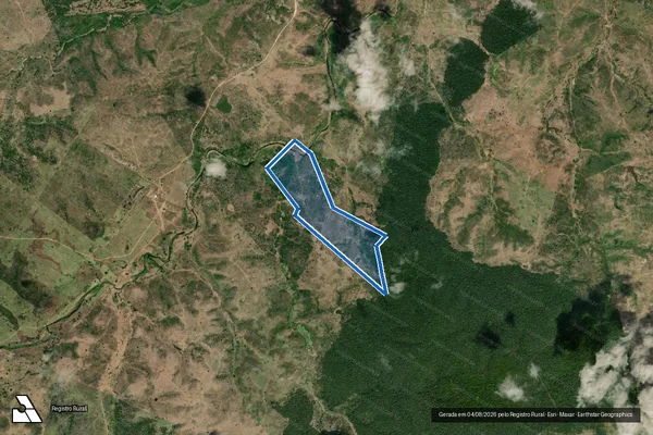 Imagem de satélite de FAZENDA MATA DA ONÇA - Gleba C em Potiraguá - BA