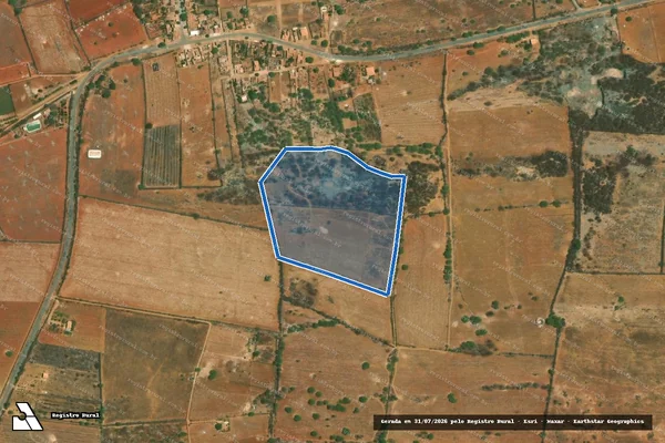 Imagem de satélite de Fazenda Jacarandá - Fazenda Jacarandá em Irecê - BA