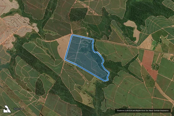 Imagem de satélite de SITIO VIA JOBONI - Parte 1 em José Bonifácio - SP