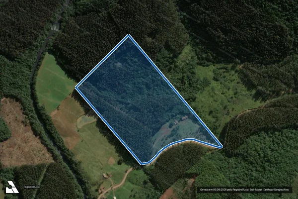 Imagem de satélite de FAZENDA LAGEADINHO - FAZENDA LAGEADINHO - GLEBA A em Ponte Serrada - SC
