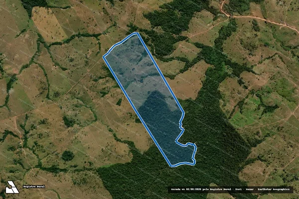 Imagem de satélite de FAZENDA RIO ARAGUAI - Parcela 1 em Juína - MT