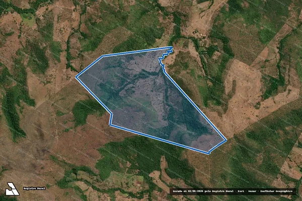 Imagem de satélite de FAZENDA MONTE DAS OLIVEIRAS - LOTE 02 DO LOTEAMENTO MATANÇA, GLEBA 01 - 001 em Porto Nacional - TO
