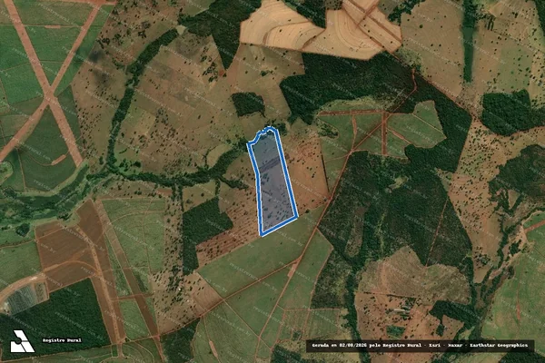 Imagem de satélite de FAZENDA VERTENTE COMPRIDA - CAMPO ALEGRE - Gleba 04 em Ituiutaba - MG