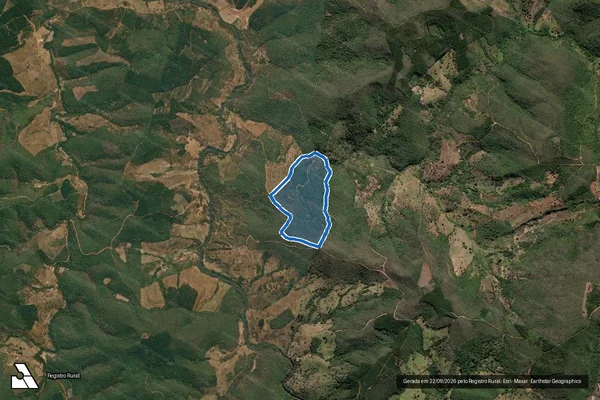Imagem de satélite de SITIO DOIS IRMAOS - Parte 1 em Capelinha - MG