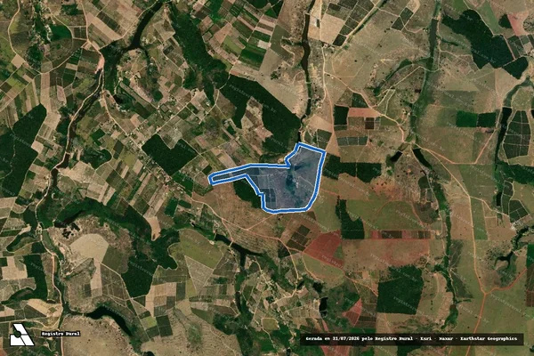 Imagem de satélite de Sítio Bandeira - PARCELA 01 em São Mateus - ES