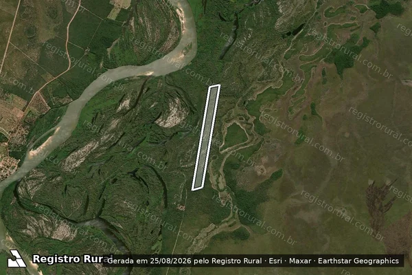 Imagem de satélite de FAZ. DOURADOS - Parte 4 em Novo Santo Antônio - MT