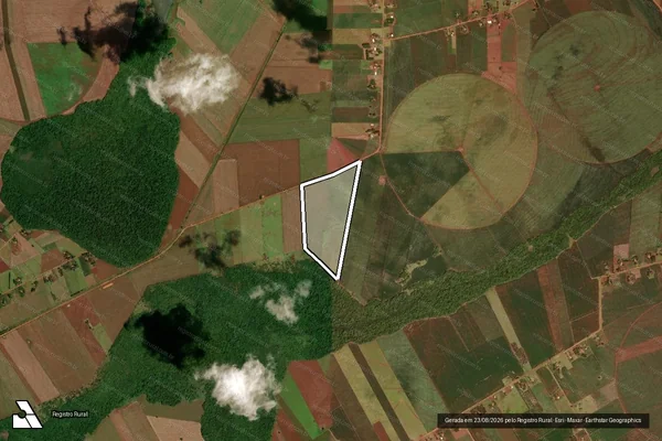 Imagem de satélite de Projeto de Assentamento Itamarati I - ÁREA COLETIVA CUT ? 025 em Ponta Porã - MS