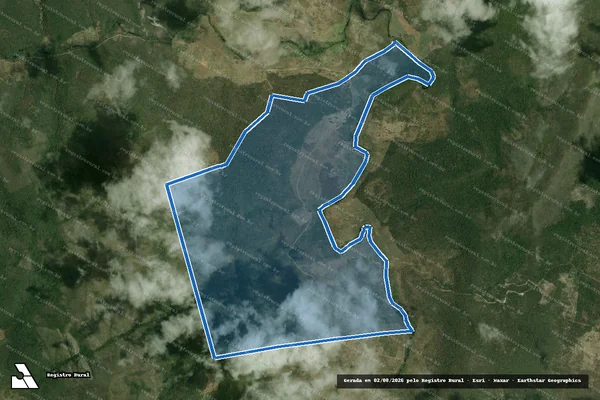 Imagem de satélite de Fazenda Passagem - Parte-1 em Piritiba - BA