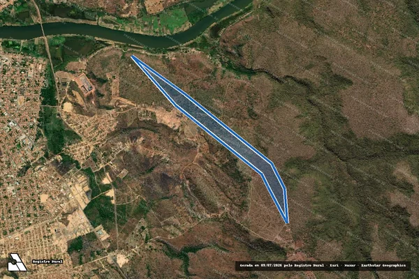 Imagem de satélite de FAZENDA BOM FIM em Uruçuí - PI