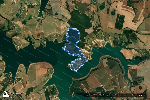 Imagem de satélite de Fazenda Ouro Verde - Parcela 1 em Guapé - MG