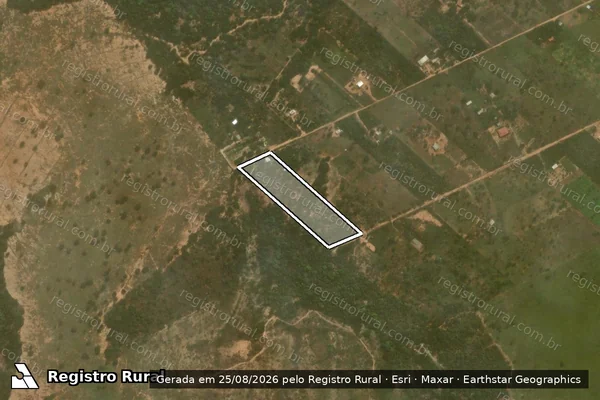 Imagem de satélite de FAZENDA RIO VERDE E MONTE ALTO - Lote 29 em Mineiros - GO
