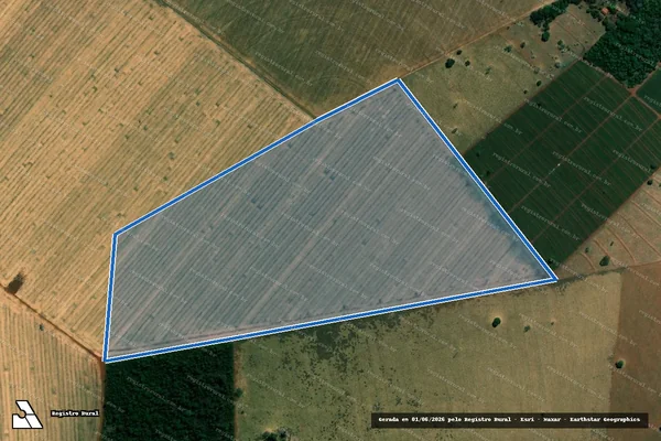 Imagem de satélite de FAZENDA CALIFÓRNIA - GLEBA 3 em Centralina - MG