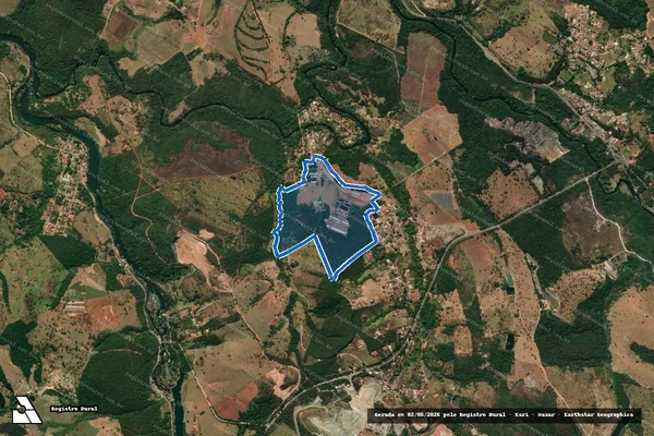Imagem de satélite de Fazenda Caiamal - Parcela 1 em Conceição do Pará - MG