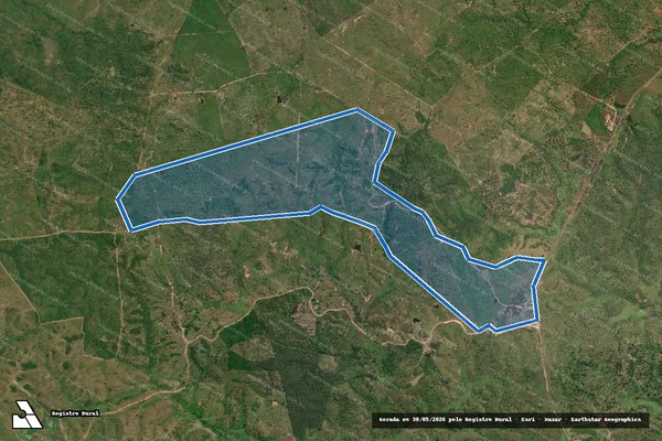 Imagem de satélite de FAZENDA-SAO JOAO em Santa Luzia - MA