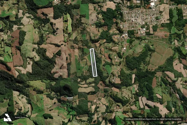Imagem de satélite de Sitio Ferrari -  Gleba 02 em Videira - SC