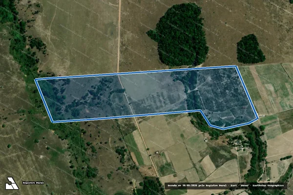 Imagem de satélite de Fazenda Caraype - GLEBA A em Teixeira de Freitas - BA