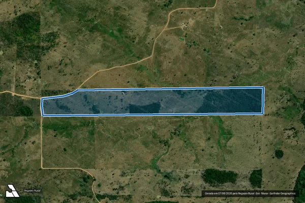 Imagem de satélite de SITIO NOSSA SENHORA APARECIDA - Parte 1 em Ourilândia do Norte - PA