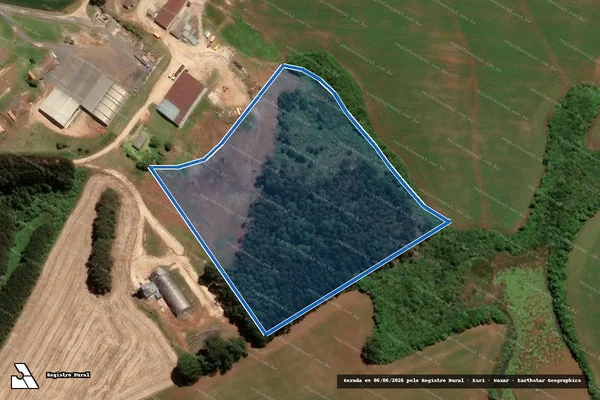Imagem de satélite de Fazenda São Cirilo ? Quinhão 4B - São Cirilo ? 4B em Castro - PR