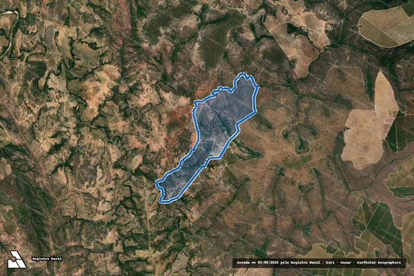 Imagem de satélite de FAZENDA SANTA RITA - 001 em João Pinheiro - MG