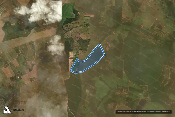 Imagem de satélite de FAZENDA SANTO ANTÔNIO DA BOA VISTA OU PIANCÓ - 001 em Luziânia - GO