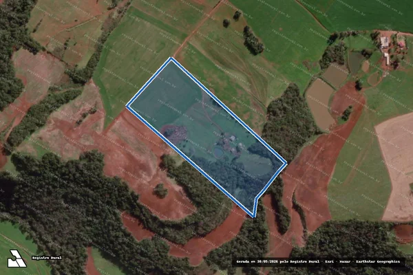 Imagem de satélite de Lote Rural 89-A ? 4ª secção Irapuazinho - Lote Rural 89-A ? 4ª secção Irapuazinho em Braga - RS