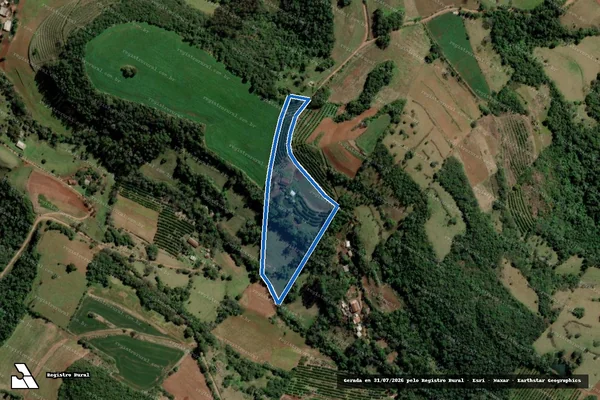 Imagem de satélite de Propriedade de Celso Boaskevicz  - Gleba 1 em Rio dos Índios - RS