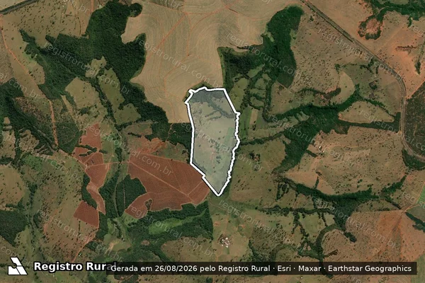 Imagem de satélite de Fazenda Talhados ? Denominada "Fazenda Bacuri? - GLEBA 01 em Itapagipe - MG