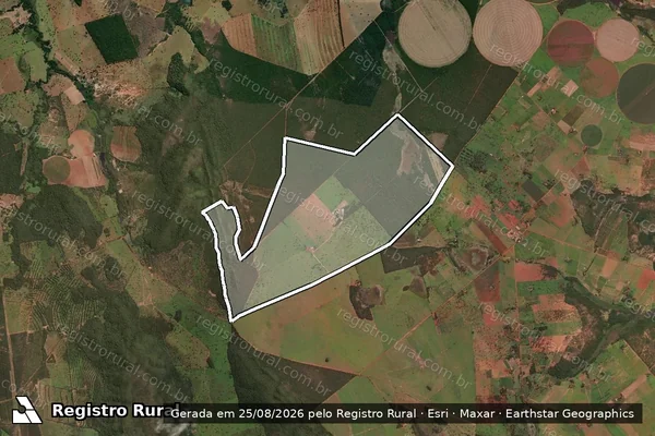 Imagem de satélite de Fazenda Curral do Fogo - 001 em Unaí - MG
