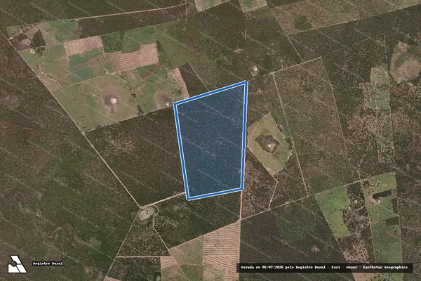 Imagem de satélite de FAZENDA ENCANTOS - Parte 2 em Riacho de Santana - BA