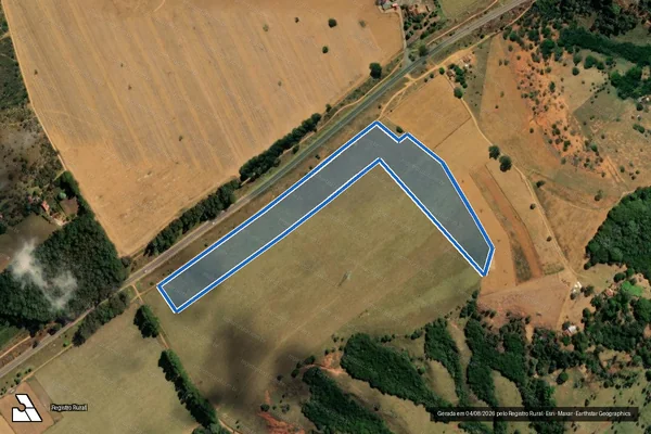 Imagem de satélite de Fazenda Valadares, lugar denominado Floresta - PARTE 1 em São Gotardo - MG