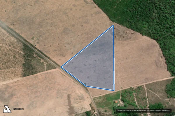 Imagem de satélite de FAZENDA MIRI (DESM) - PARTE 1 em Alto Alegre - RR