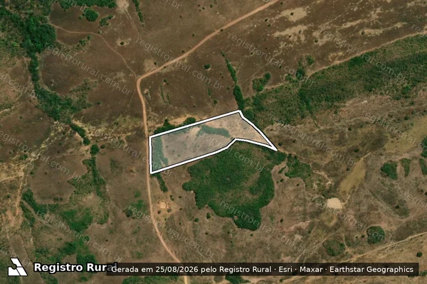 Imagem de satélite de FAZENDA RAIO DE SOL - Gleba 52-A em Nova Xavantina - MT